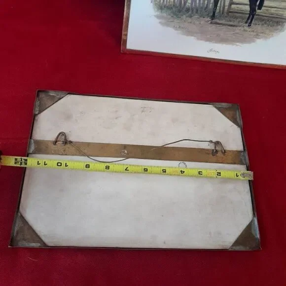 VTG Set Porcelain Horse Equestrian Wall Tiles Germany Y.R. Riedel York Berlin - Picture 15 of 15